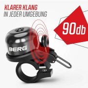 Berg Fahrradklingel passend zu allen Berg Laufrädern