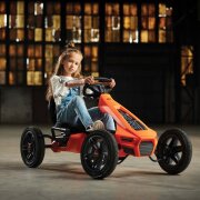 BERG Gokart Rally 2.0 NRG Orange BFR mit Anhänger und Rundumleuchte