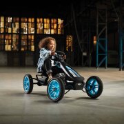 BERG Gokart Rally 2.0  APX Blau BFR mit Anhänger und Rundumleuchte