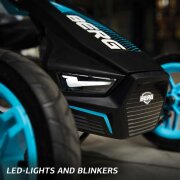 BERG Gokart Rally 2.0  APX Blau BFR mit Anhänger und Rundumleuchte