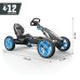 BERG Gokart Rally 2.0  APX Blau BFR mit Anhänger und Rundumleuchte