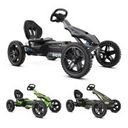 BERG Gokart Rally 2.0 DRT schwarz BFR-3 mit Anhänger und Rundumleuchte
