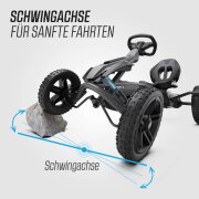 BERG Gokart Rally 2.0 DRT schwarz BFR-3 mit Anhänger...