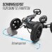 BERG Gokart Rally 2.0 DRT schwarz BFR-3 mit Anhänger und Rundumleuchte
