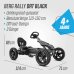 BERG Gokart Rally 2.0 DRT schwarz BFR-3 mit Anhänger und Rundumleuchte