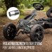 BERG Gokart Rally 2.0 DRT schwarz BFR-3 mit Anhänger und Rundumleuchte