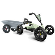 Berg Gokart Buzzy Green mit Anhänger