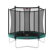 BERG Trampolin rund 330 cm grün mit Sicherheitsnetz...