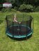 BERG Trampolin rund 330 cm grün mit Sicherheitsnetz Comfort - Favorit Regular