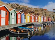 Ravensburger Bunte Häuser in Schweden 500 Teile Puzzle