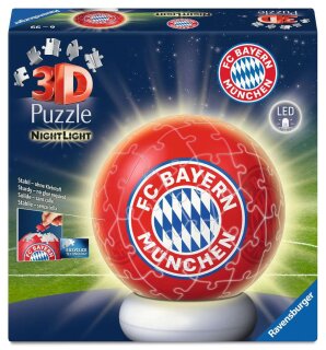 Ravensburger 3D Puzzles Puzzle-Ball Nachtlicht FC Bayern München