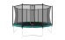 BERG Trampolin rund 380 cm grün mit Sicherheitsnetz Comfort Favorit Regular