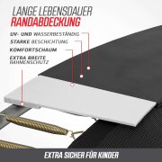 BERG Trampolin Ultim Favorit Regular 280 Black + Safety...