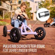 BERG Gokart Buddy Purple BFR inkl. Anhänger