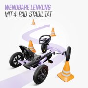 BERG Gokart Buddy Purple BFR inkl. Anhänger