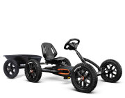 BERG Gokart Buddy Cross Black BFR inkl. Anhänger
