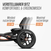 BERG Gokart Buddy Cross Black BFR inkl. Rundumleuchte