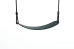 Dice Klettergerüst Zubehör Swing flexibler Schaukelsitz/Brettschaukel anthrazith mit schwarz geflochtenem Seil
