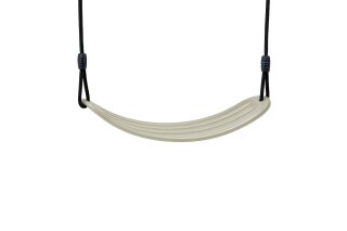 Dice Klettergerüst Zubehör Swing flexibler Schaukelsitz/Brettschaukel Dice grün mit schwarz geflochtenem Seil