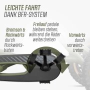 BERG Gokart Buddy Trail Green inkl. Handbremse