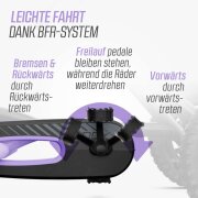 BERG Gokart Buddy Purple BFR inkl. Handbremse