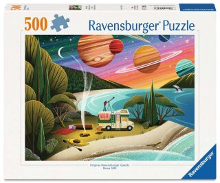 Ravensburger Puzzle Camping unter dem Kosmos 500 Teile