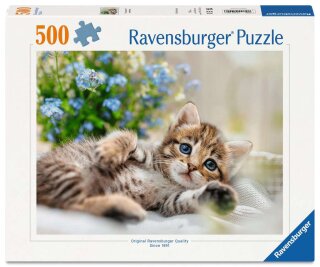 Ravensburger Puzzle Süßes Kätzchen 500 Teile