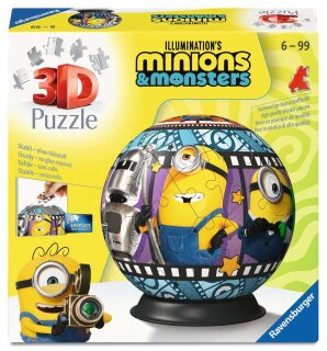 Ravensburger 3D Puzzles Puzzle-Ball Minions 3