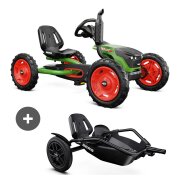 BERG Gokart Buddy Fendt 2.0 mit Soziusanhänger &...