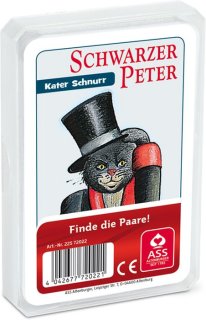 ASS Schwarzer Peter Kater Schnurr. Kartenspiel