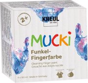 C. KREUL MUCKI Funkel-Fingerfarbe 4er Set