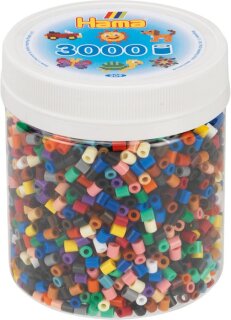 HAMA Perlen Vollton 3.000 Stück Dose