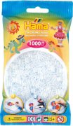 HAMA Perlen Transparent Weiß 1000 Stück