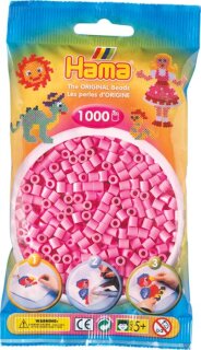 HAMA Perlen pastell pink 1.000 Stück