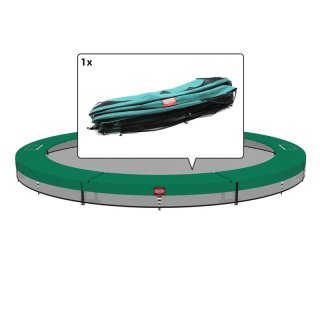 BERG Ersatzteil Schutzrand 270 cm rund grün - Champion InGround Federabdeckung für Trampolin