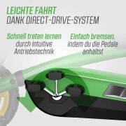 BERG Gokart Buzzy John Deere inkl. Anhänger