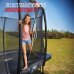 BERG Trampolin rund 430 cm grau mit Sicherheitsnetz Deluxe Champion Regular