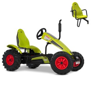 BERG Gokart XL Traxx CLAAS BFR-3 mit Gangschaltung inkl. Soziussitz