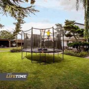 BERG Trampolin rund 270 cm grau mit Sicherheitsnetz...