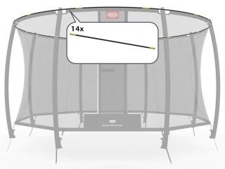 BERG Ersatzteil Sicherheitsnetz DeLuxe - Set tent tubes Grand Champion 51.30.72.09