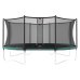 BERG Trampolin oval 520 x 345 cm grün mit Sicherheitsnetz Comfort Grand Favorit Regular