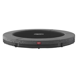 BERG Trampolin InGround rund 200 cm grau ohne Netz Favorit Sports