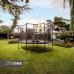 BERG Trampolin rund 330 cm grau mit Sicherheitsnetz Comfort Favorit Regular