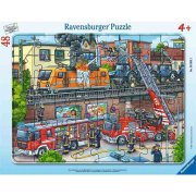 Ravensburger Kinderpuzzle - 05093 Feuerwehreinsatz an den...