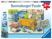 Ravensburger Müllabfuhr und Abschleppwagen