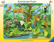 Ravensburger Kinderpuzzle - 05140 Tiere im Regenwald -...