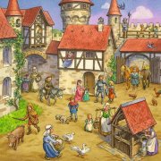 Ravensburger Kinderpuzzle - 05150 Ritterturnier im Mittelalter - Puzzle für Kinder ab 5 Jahren, mit 3x49 Teilen