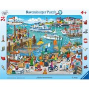 Ravensburger Kinderpuzzle - 06152 Ein Tag am Hafen -...
