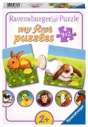 Ravensburger Kinderpuzzle - 07331 Liebenswerte Tiere - my...