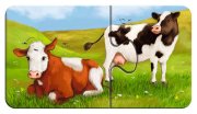 Ravensburger Kinderpuzzle - 07331 Liebenswerte Tiere - my first puzzle mit 9x2 Teilen - Puzzle für Kinder ab 2 Jahren